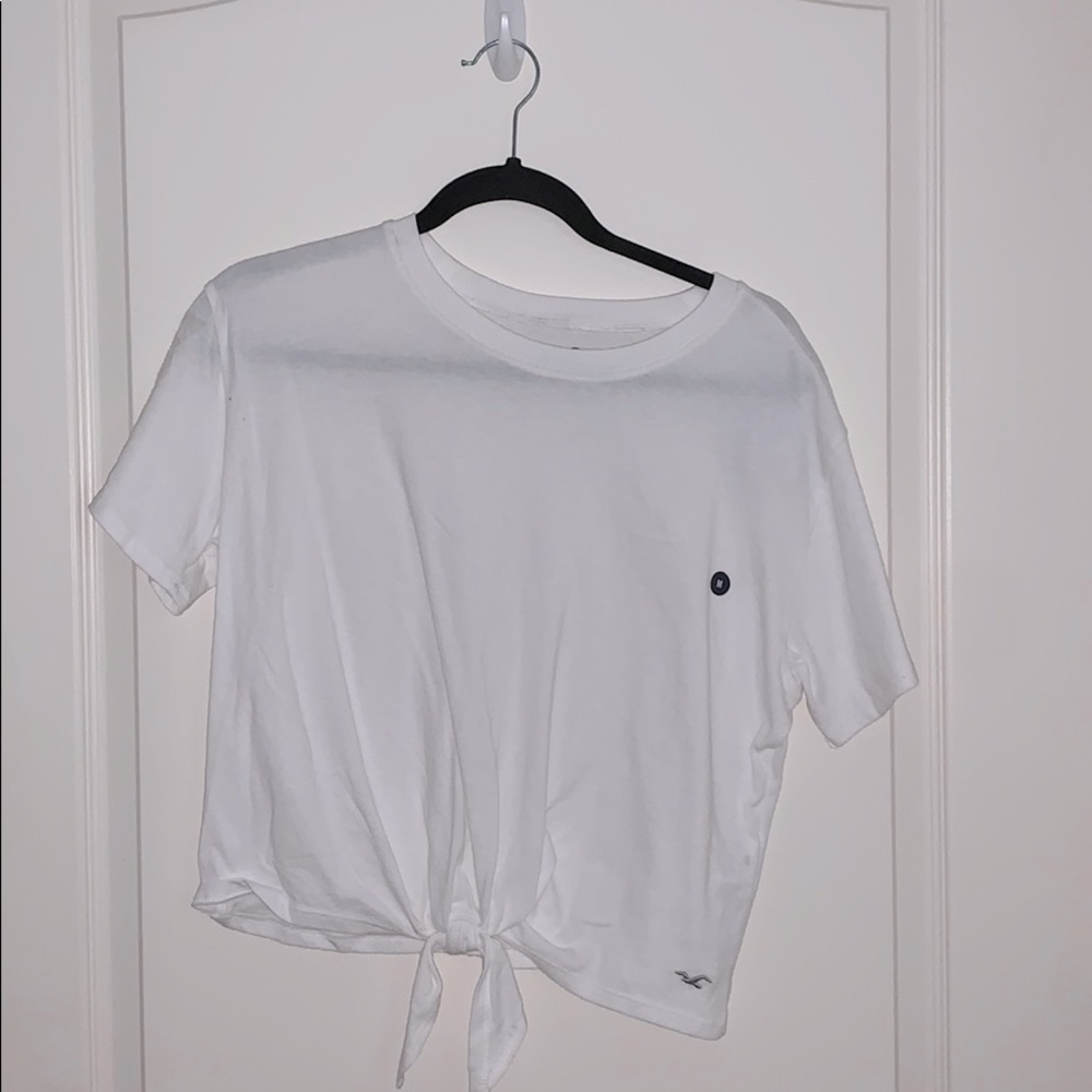 White Hollister Tee
